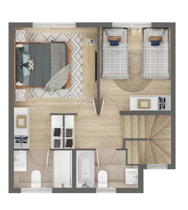 Casa Petra - Modelo E - Piso 2